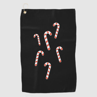 Candy Cane Christmas Golf Towel