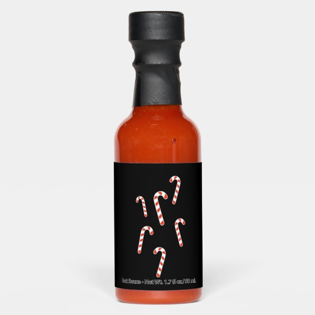Candy Cane Christmas Hot Sauces (Front)