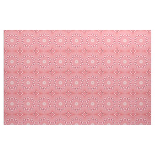 Candy Cane Christmas Kaleidoscope Pattern Fabric