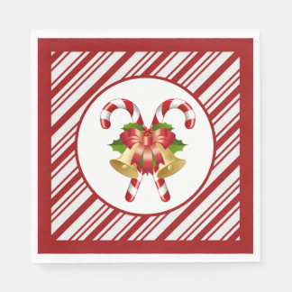 Candy Cane Christmas Napkins