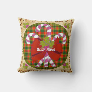 Candy Cane Christmas pillows
