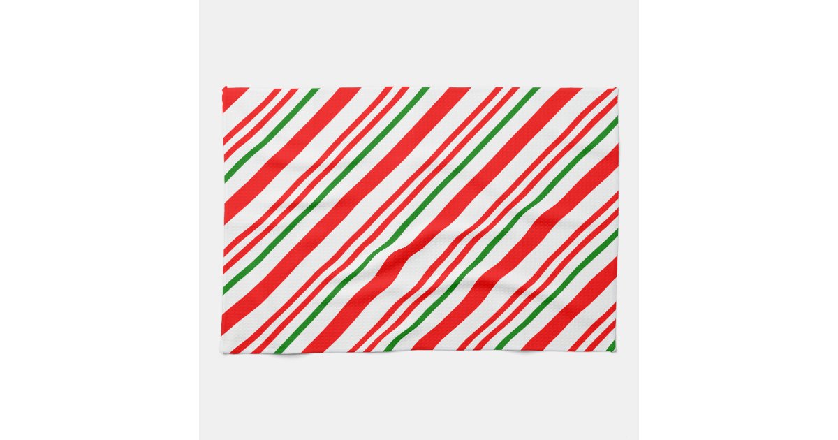 Geometry - Peppermint Party Kitchen Tea Towel