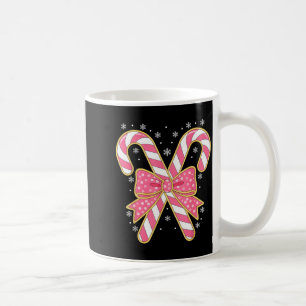 Candy Cane Christmas Season Girls Womens Retro Coq Coffee Mug