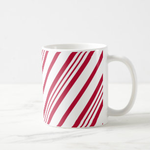 Candy Cane Christmas stripe Coffee Mug