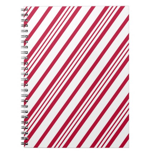 Candy Cane Christmas stripe Notebook