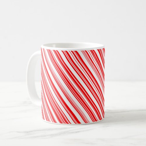 Candy Cane Christmas Stripes 4Jamielee Coffee Mug