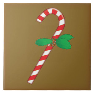 Candy Cane Christmas Tile