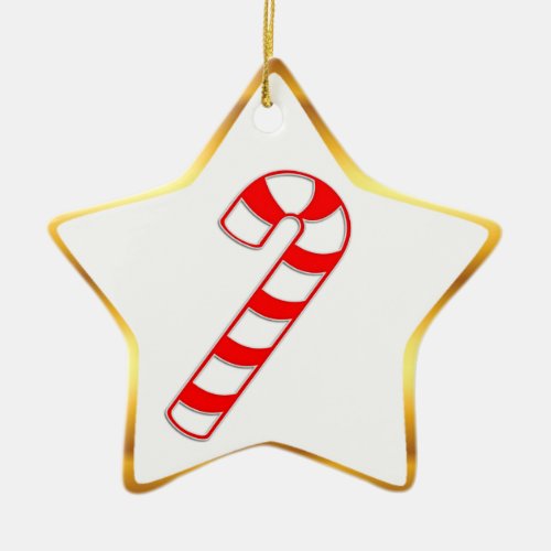 Candy Cane Christmas Tree Ornament