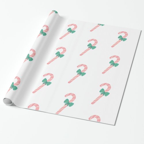 Candy Cane Christmas Wrapping Paper