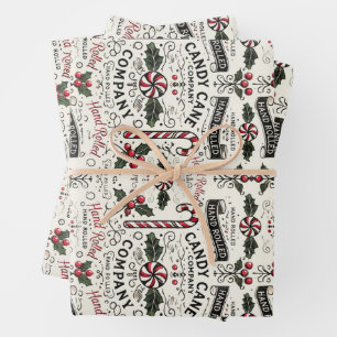 Candy Cane Co. Wrapping Paper Sheets