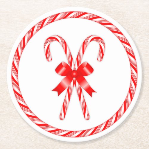 Candy Cane Coasters