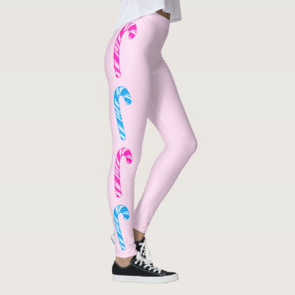 Candy Cane Column Leggings