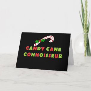 Candy Cane Connoisseur Holiday Card