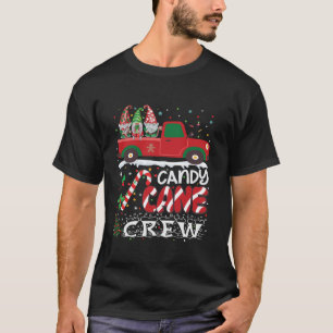 Candy Cane Crew Christmas Funny Candy Lover X mas T-Shirt
