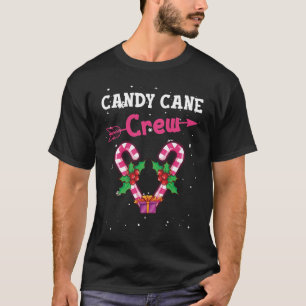 Candy Cane Crew Christmas Sweets Family Costume T-Shirt