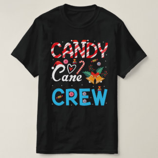 Candy Cane Crew Christmas Xmas Love Candy T-Shirt