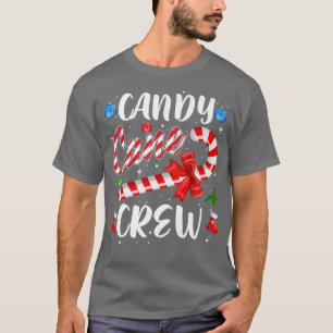 Candy Cane Crew Funny Christmas Candy Lover X-mas T-Shirt