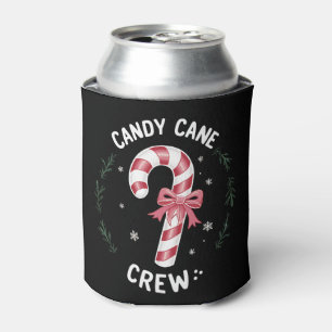 Candy Cane Crew Funny Christmas Candy Lover Xmas Can Cooler