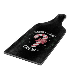 Candy Cane Crew Funny Christmas Candy Lover Xmas Cutting Board
