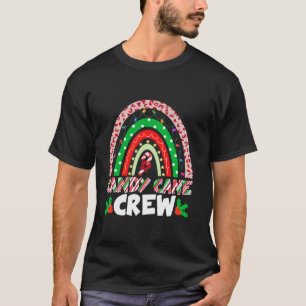 Candy Cane Crew Funny Christmas Candy Matching Can T-Shirt