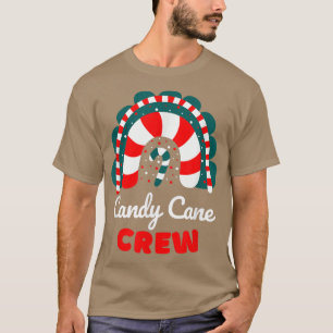 Candy Cane Crew Funny Matching Rainbow Candy Chris T-Shirt