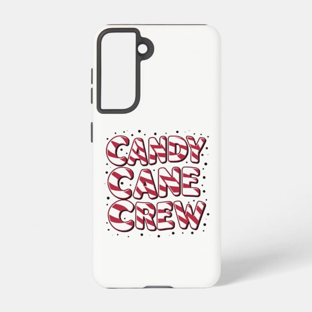 Candy Cane Crew Lover Christmas Xmas Pajama Samsung Galaxy Case (Back)