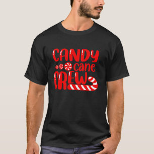 Candy Cane Crew Matching Family Group Candy Lover T-Shirt