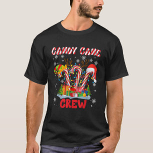 Candy Cane Crew Matching Family Group Candy Lover T-Shirt
