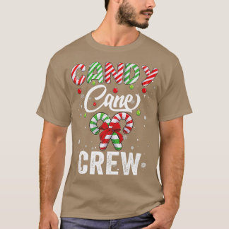 Candy cane crew Matching Shirts Squad Santa xmas k