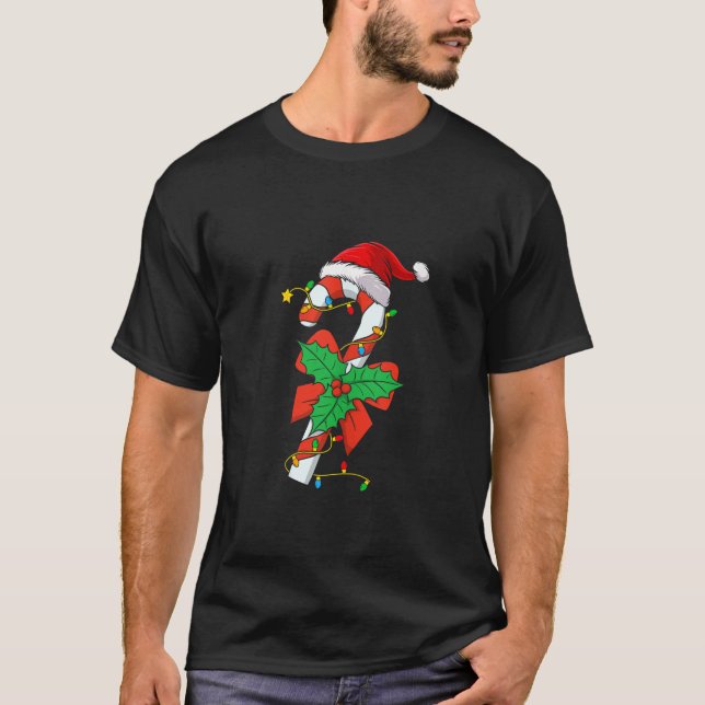 Candy Cane Crew Santa Christmas 2023 For Kids Boys T-Shirt (Front)