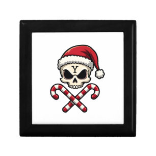 Candy Cane Crew Skull Christmas 2025 Funny Men Boy Gift Box