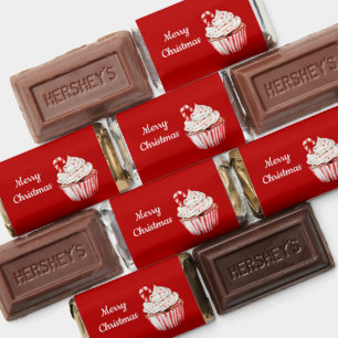 Candy Cane Cupcake Christmas Hershey's Miniatures