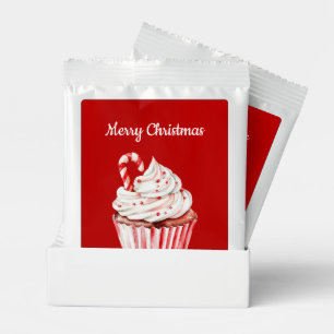 Candy Cane Cupcake Christmas Hot Chocolate Drink Mix