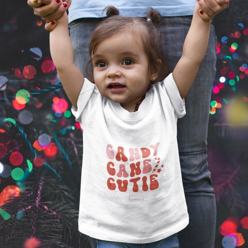 Candy Cane Cutie Christmas Holiday Toddler T_shirt