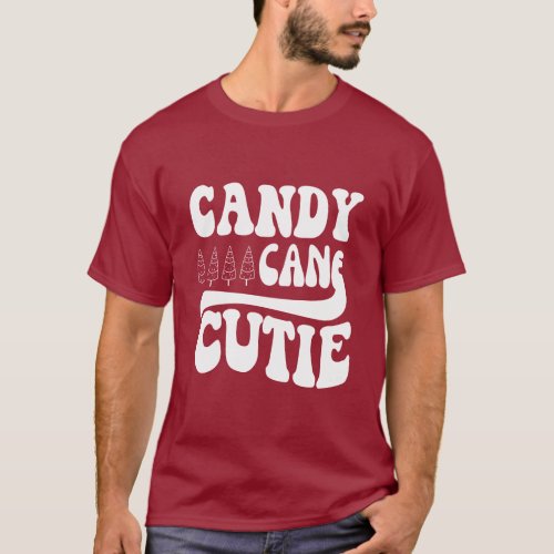 Candy Cane Cutie Christmas  T_Shirt