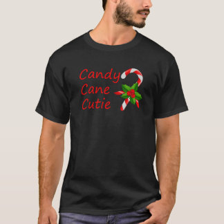 Candy Cane Cutie Funny Christmas Stocking Stuffer T-Shirt