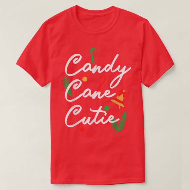 Candy Cane Cutie  T-Shirt (Design Front)
