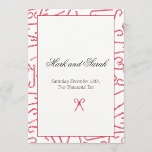 Candy Cane Dance Invitation P