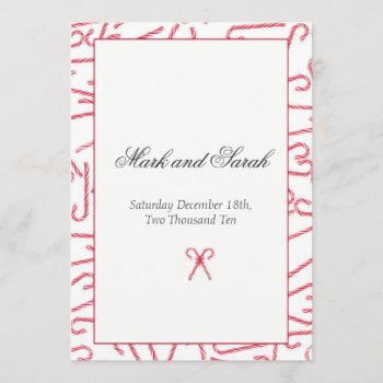 Candy Cane Dance Invitation P by CoutureDesigns at Zazzle