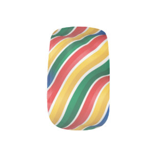 Candy Cane Design Minx Nail Art Decals