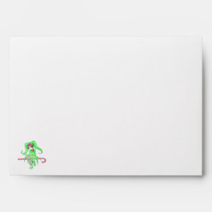 Candy Cane Elf Holiday Envelopes