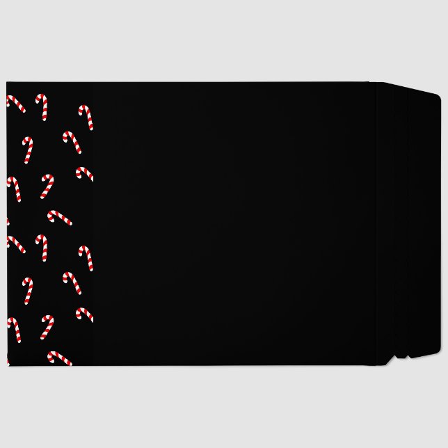 Candy Cane Envelope Mailers (Front)