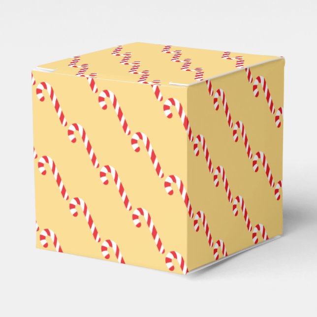 Candy Cane Favor Box (Front Side)