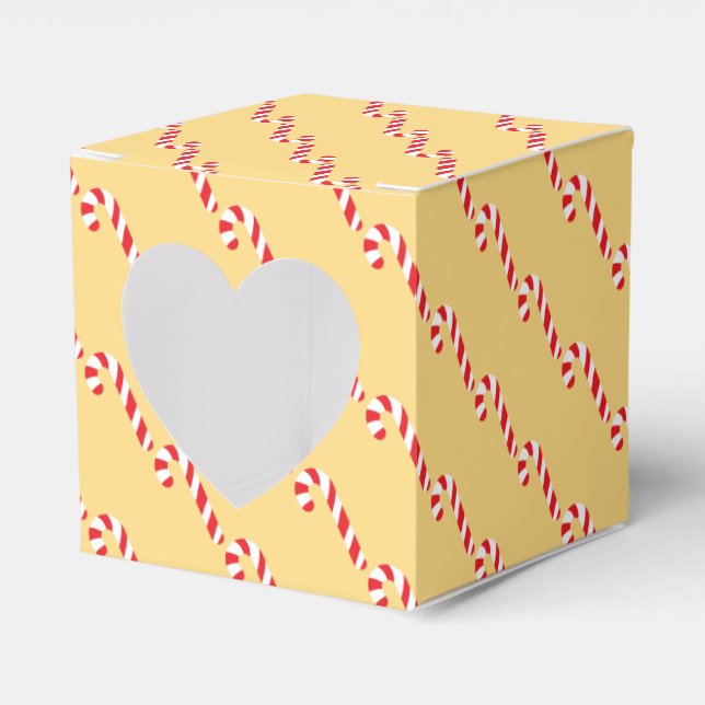 Candy Cane Favor Box (Front Side)