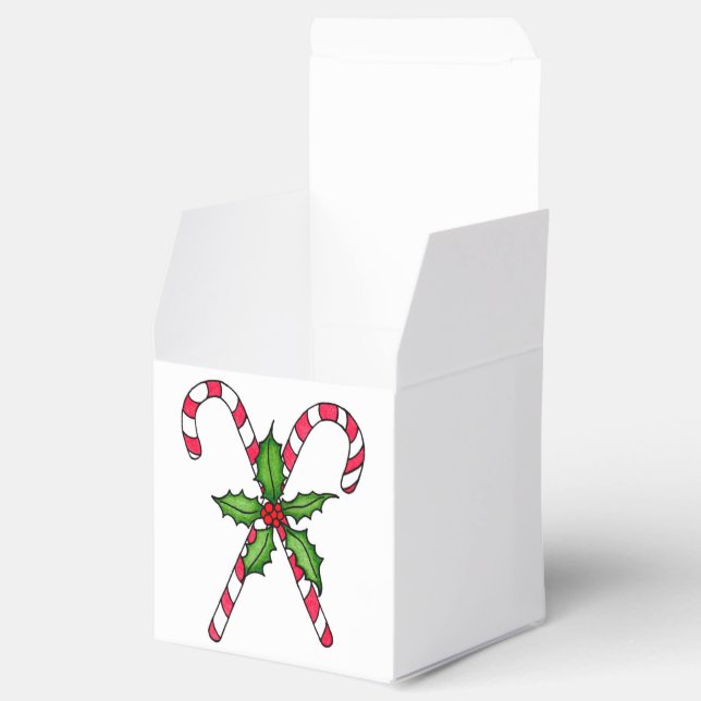 Candy Cane Favor Boxes (Opened)