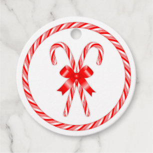 Candy Cane  Favor Tags