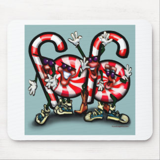 Candy Cane Gang Mouse Pad