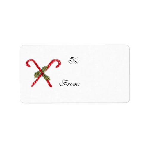 Candy Cane Gift Tags