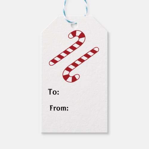 Candy Cane Gift Tags