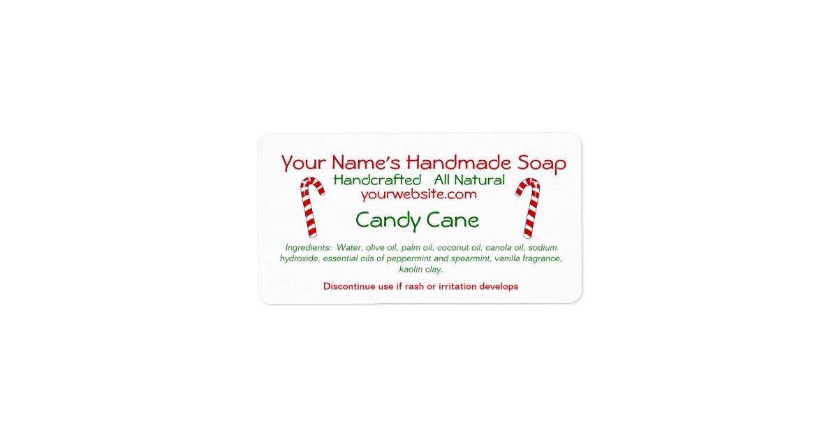Free printable christmas soap labels
